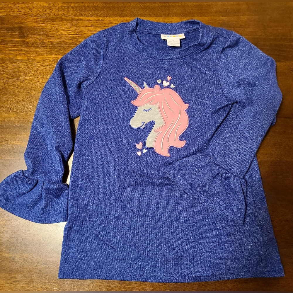 Rococo Girls Unicorn Sweater Dress